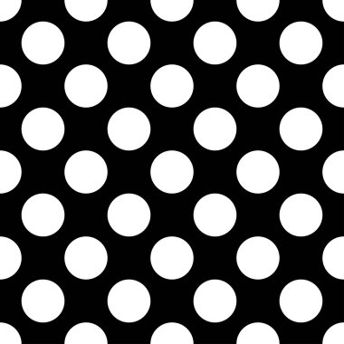 Vektör modern sorunsuz geometri desen polka, siyah ve beyaz soyut geometrik arka plan, yastık yazıcı, tek renkli retro doku, hippi moda tasarımı
