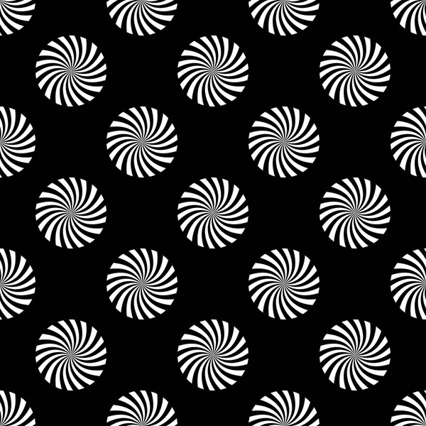 Vektor moderne nahtlose Geometrie Muster Polka, schwarz-weiß abstrakten geometrischen Hintergrund, Kissendruck, monochrome Retro-Textur, Hipster-Mode-Design — Stockvektor