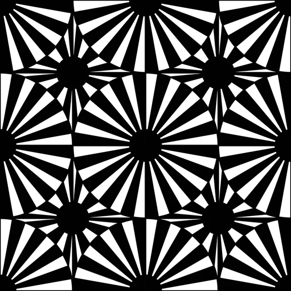 Вектор сучасний безшовний геометричний візерунок цілі, чорно-білий абстрактний геометричний фон, принт подушки, монохромна ретро текстура, дизайн моди хіпстера — стоковий вектор