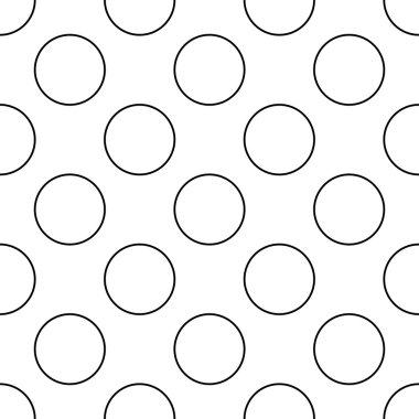 Vektör modern sorunsuz geometri desen polka, siyah ve beyaz soyut geometrik arka plan, yastık yazıcı, tek renkli retro doku, hippi moda tasarımı