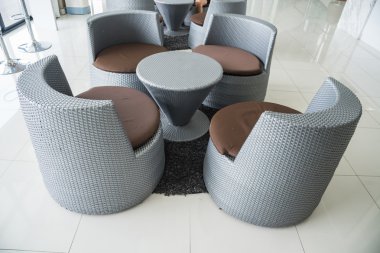 Dinlendirici oturma odası.