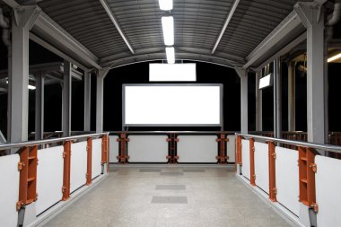 modern iç salonda boş Pano.
