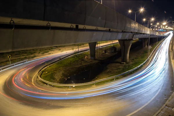 Calle Expressway por la noche —  Fotos de Stock