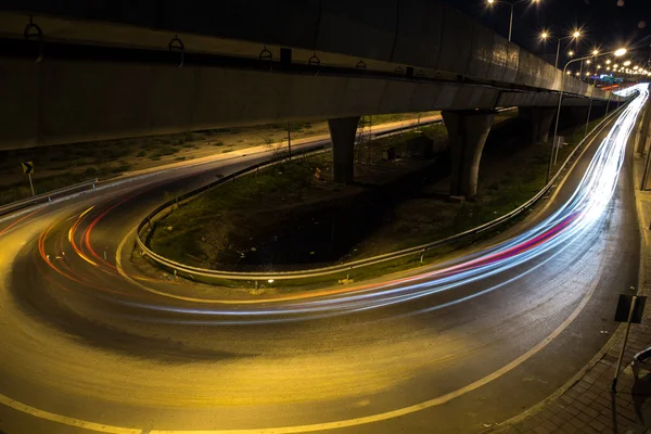 Calle Expressway por la noche —  Fotos de Stock