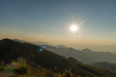 gün batımı dağ doğa