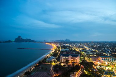 Şehir: Prachuap Khiri Khan bölgesi Tayland görünümünü.