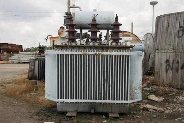 Old and damaged transformers — Stock Photo, Image