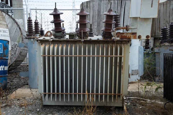 Old and damaged transformers — Stock Photo, Image