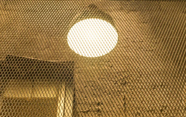Decoração da lâmpada no restaurante . — Fotografia de Stock