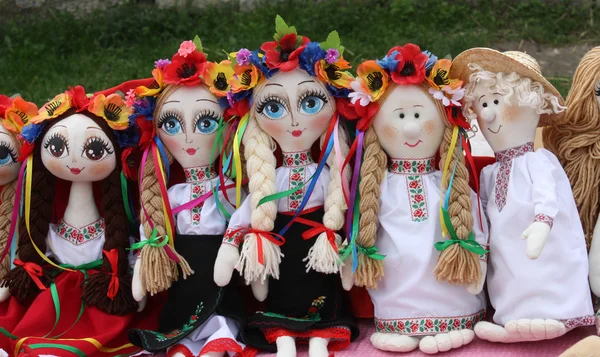 Die ukrainischen Puppen — Stockfoto