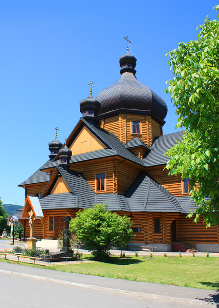 The Vasilyevskaya church (Moskalevsky church) in Kosov, Ukraine