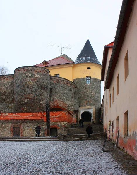 O Castelo Palanok em Mukachevo — Fotografia de Stock