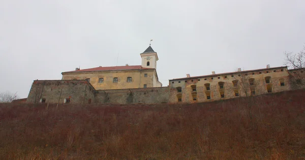 Замок Паланок на холме в Мукачево — стоковое фото