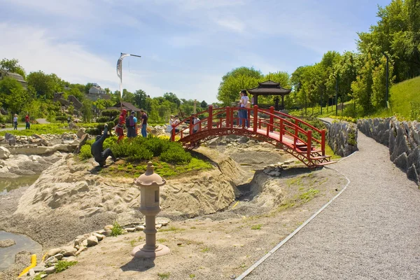 Uman Oekraïne Jul 2020 Japanse Tuin Park New Sofiyivka Uman — Stockfoto