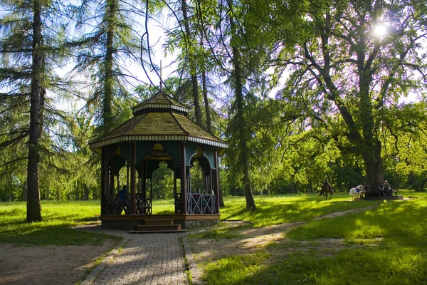 Pavillon Dendrologischen Nationalpark Sofijiwka Uman Ukraine — Stockfoto