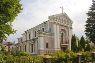 Church of St. Barbara (the wedding place in 1850 of the French writer Honore de Balzac and Countess Evelina Ganskaya) in Berdichev, Ukraine