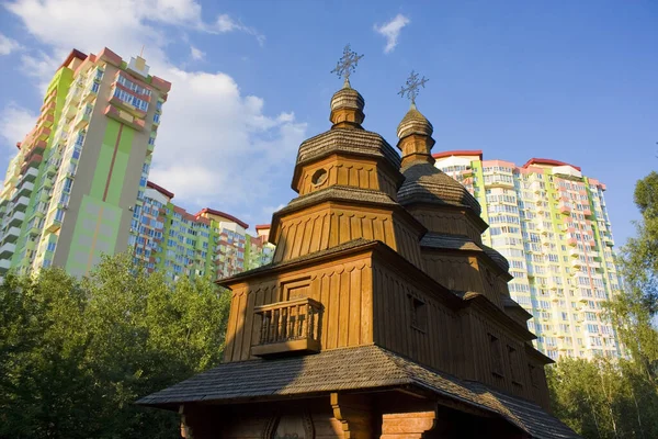 Church Protection Most Holy Theotokos Cossack Village Museum Mamaeva Sloboda — Foto Stock