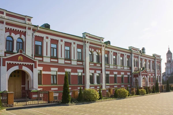 Cell building in St. Panteleimon Monastery in Kyiv, Ukraine