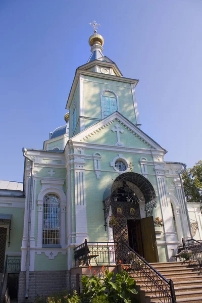 Kirche Der Seraphim Von Sarow Puschtscha Wodyzja Kiewer Gebiet Ukraine — Stockfoto