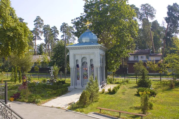 Mausoléu Dos Kozakevichs Pushcha Vodytsya Região Kiev Ucrânia — Fotografia de Stock