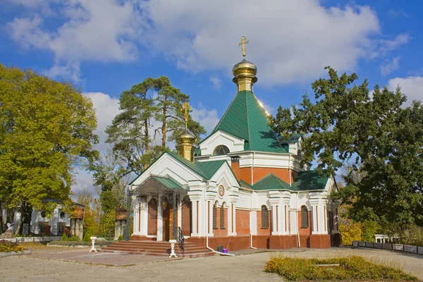 Church Passion Lord Rizopolozhencheskiy Male Monastery Palace Hoetsky Tomashivka Kyiv — Stock Photo, Image