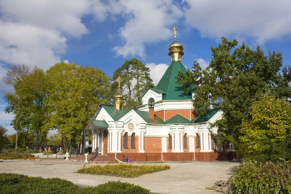 Church Passion Lord Rizopolozhencheskiy Male Monastery Palace Hoetsky Tomashivka Kyiv — Stock Photo, Image