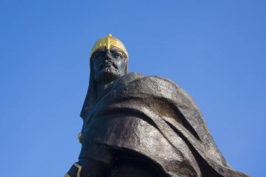 Korosten, Ukrayna 'daki antik Prens Mal anıtı.