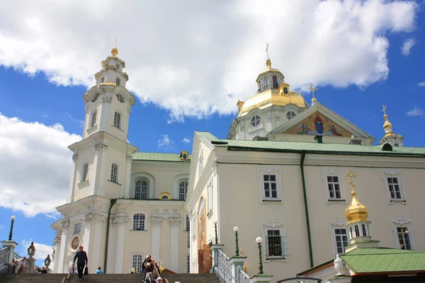 Церква Всіх Святих Похаїві Лаврі Україна — стокове фото