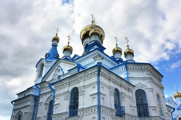 Church Seraphim Sarov Holy Spiritual Monastery Skete Pochaev Ukraine — Stock Photo, Image