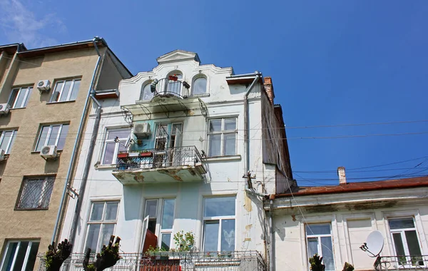 Ancien Bâtiment Historique Centre Ville Drogobych Ukraine — Photo