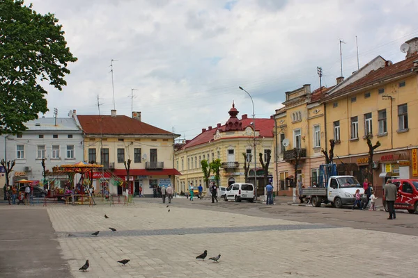 Drogobych Ucrânia Junho 2020 Praça Central Drogobych Ucrânia — Fotografia de Stock