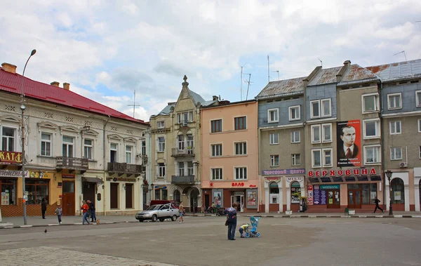 Drogobych Ucrania Junio 2020 Central Square Drogobych Ucrania —  Fotos de Stock