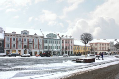 Litvanya 'nın Vilnius kentindeki tarihi binalar