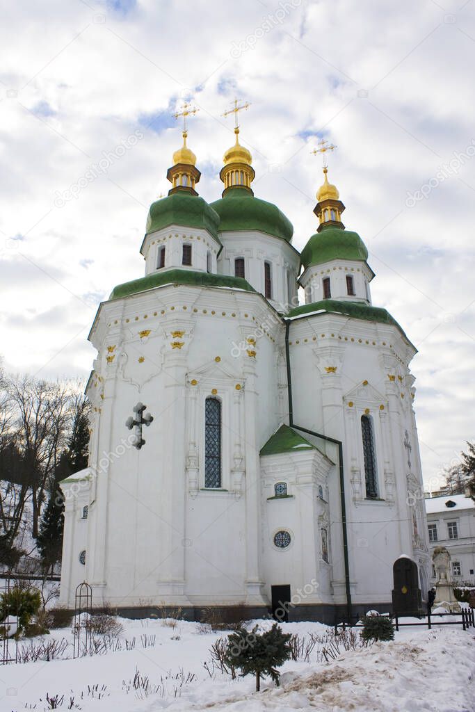 Vydubitsky Monastery in Kyiv, Ukraine