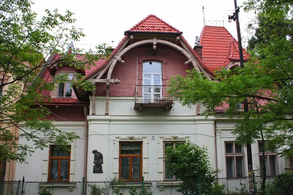 Ancien Bâtiment Historique Stryi Région Lviv Ukraine — Photo