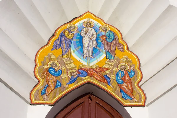 Θραύσμα Της Εκκλησίας Της Μεταμόρφωσης Του Σωτήρος Στο Χωριό Moshny — Φωτογραφία Αρχείου