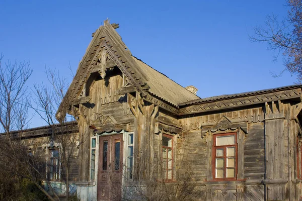 Wooden House Doctor House Designed Gorodetsky Moshny Village Cherkasy Oblast — Stock Photo, Image