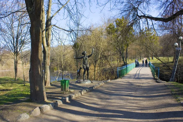 Парк Біля Палацу Лопухін Демідовів Корсунь Шевченковському Україна — стокове фото