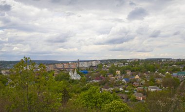 Ukrayna 'nın Yılan Bulvarı' ndan Vasylkiv şehri Panoraması