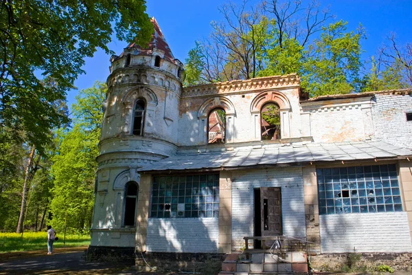 Ruiny Domów Shtamma Bucha Ukraina — Zdjęcie stockowe