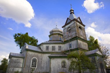 Kolentsy, Kyiv Oblastı, Ukrayna 'daki Ahşap Cosmas ve Damian Kilisesi