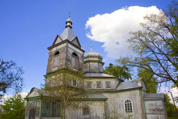 Chiesa Legno Cosma Damiano Nel Villaggio Kolentsy Oblast Kiev Ucraina — Foto Stock