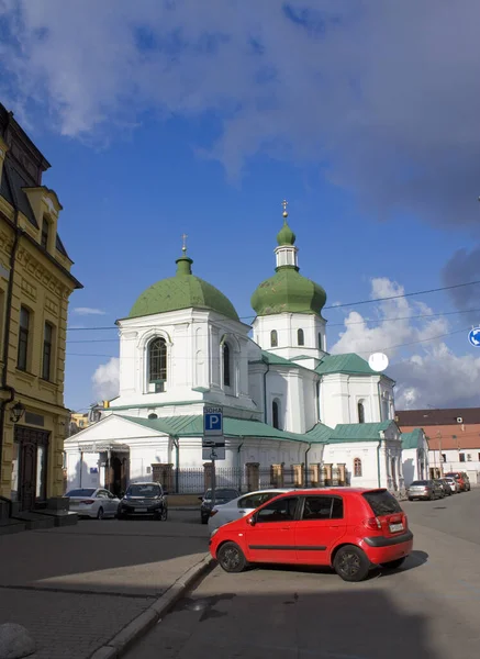 Kirche Des Nikolaus Pristisk Podol Kiew Ukraine — Stockfoto