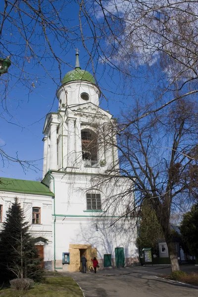 Kloktoren Van Hemelvaart Kathedraal Frolovsky Klooster Podil Kiev Oekraïne — Stockfoto