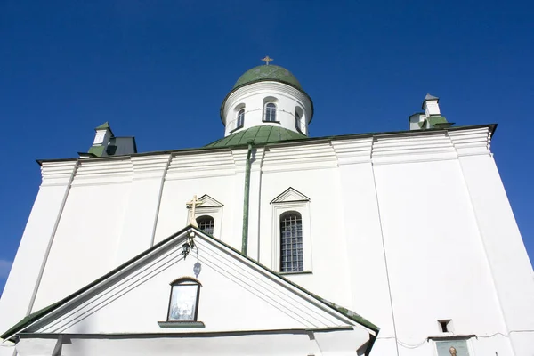 Himmelfahrtskathedrale Frolovsky Kloster Auf Dem Podil Kiew Ukraine — Stockfoto