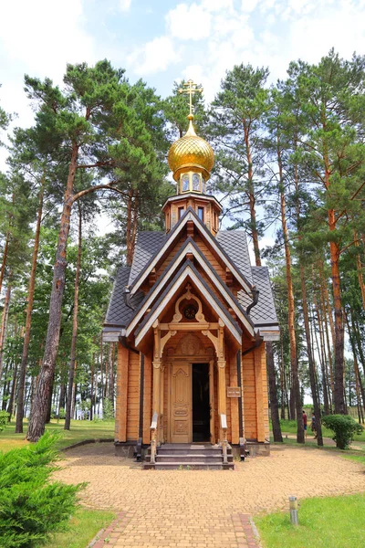 Église Dans Résidence Chasse Président Viktor Ianoukovitch Sukholoutchtchya Ukraine — Photo