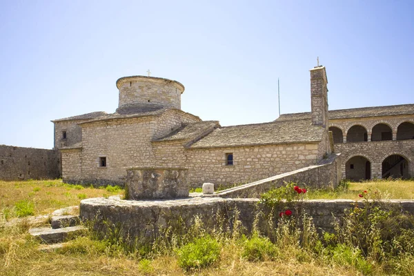 Monasterio San Jorge Ksamil Albania — Foto de Stock