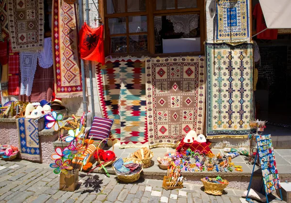 Традиційні Сувеніри Продаж Албанії — стокове фото