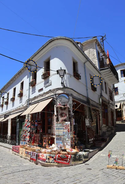 Edificios Históricos Centro Gjirokastra Albania — Foto de Stock