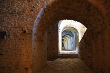 Arnavutluk 'un Cirokastra kentindeki Kalenin İçi